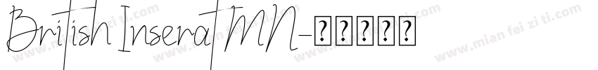 British Inserat MN字体转换